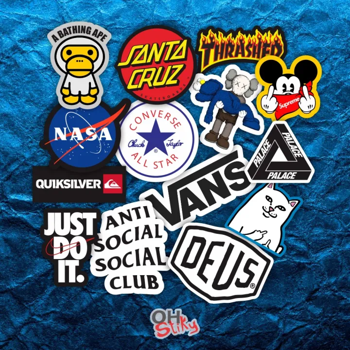 Stiker Pack Hypebeast laptop deus palace nasa stiker case hp laptop helm Lazada Indonesia