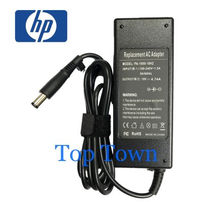 HP Notebook Adapter Notebook HP 19V 4.74A 90W (ขนาดหัว 7.4*5.0mm หัวดำ) อะแดปเตอร์โน๊ตบุ๊ค สายชาร์จโน๊ตบุ๊ค อแดปเตอร์ อะแดปเตอร์ สายชาร์จ สายชาร์ต สายชาร์ท power cord