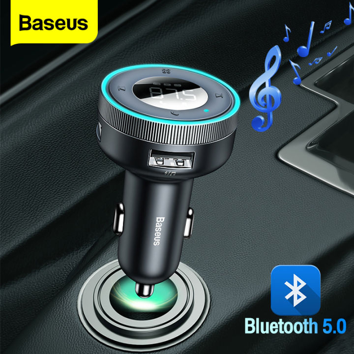 USB Bluetooth 5.0 Wireless Car FM Transmitter Aux Stereo Audio