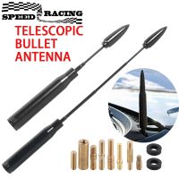 Car SUV Universal Aluminium Telescopic Bullet Antenna Radio Kit For Dodge Ram 1500 Ford F150 Raptor CRV RAV4 JEEP