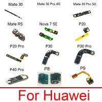 สายสัญญาณเสาอากาศ WIFI สําหรับ Huawei Mate 30 Pro 4G 5G Mate RS Nova 7SE P8 P9 P20 P30 P40 Pro PCB Loudspeaker Parts