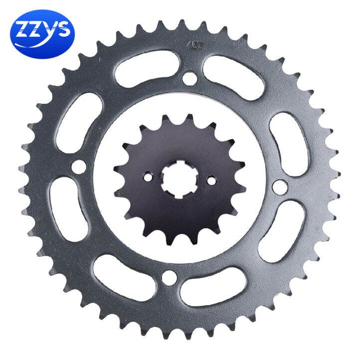 520 45T 16T Motorcycle Front and Rear Sprocket set for Yamama XV250 89 ...