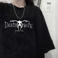 Japanese Anime Death Note Graphic T Aesthetic Misa Amane Tshirt Manga Funny Y2K Goth Tshirt