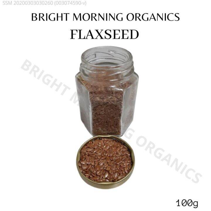 100 ORGANIC FLAXSEED 100g Lazada