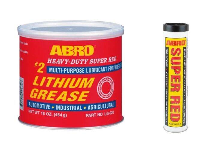 ABRO Super Red Lithium Grease For Wheel, Bearings, Chassis, Ball & U