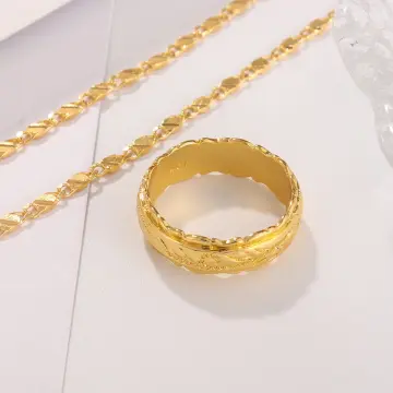 Gold on sale ring ledis