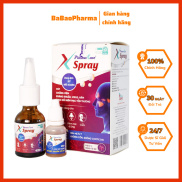 Plasmakare X Spray - Dung dịch xịt mũi xoang nano bạc hỗ trợ, nghẹt mũi