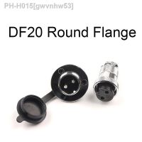 1Set DF20 GX20 Circular Flange Electric Aviation Plug Socket M19 2/3/4/5/6/7/8/9/10/12 Pin Male Female Wire Connector With cove