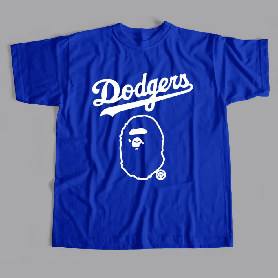 bape dodgers jersey