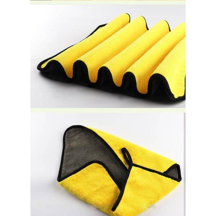 1pc Car wash Cloth Microfiber Towel Auto Cleaning Drying Cloth Hemming Super Absorbent 22"x12