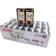 1 Thùng 24 Hộp Sữa nước óc chó đậu đen hạnh nhân Hàn Quốc SAHMYOOK 190ML