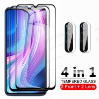 （ ATV ）กระจก4in1Protective สำหรับ Redmi Note 8Note8 2021 Redme 8A Nota 8T 8Pro Redmi8 A T ฟิล์มกันรอยหน้าจอ