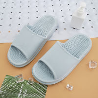 [Clearance] Indoor Massage Women Bath Slippers Comfortable EVA Foot Massage Bathroom Non slip Home Ladies Slippers