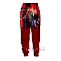 New Fashion 3D Printing Dokken Rock Casual Sports Pants, Sports Pants, Mens Pants, Capris, Jogging Pants, Mens and Womens J02