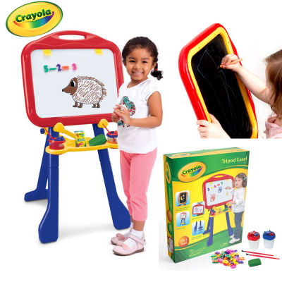 Crayola 4-in-1 Tripod Easel with Dry-Erase Board and Chalkboard, Great for Home and Travel ราคา 1,790 บาท