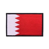 【YF】 1PC Bahrain Flag Patches Embroidered   Or Iron Embroidery  Badge