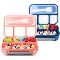 【HOT】✤▧☁ for Kids Leak Proof Bento Snack Adults and with Cutlery Microwave Safe Food Storage Containers