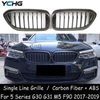 G30 M5 F90 ABS + กันชนหน้ากระจังคาร์บอนไฟเบอร์สำหรับ BMW 5 G31 G30 M5 F90 520I Pre-Lci M550i M550d 2017-2019