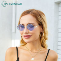 2021 Vintage Irregular Small Frame Black Sunglasses For Women New Fashion nd Gradient Sun Glasses Female Uv400 Shades Eyewear