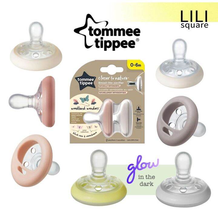 Tommee Tippee BreastLike Pacifier 06m 618m NEW colors available
