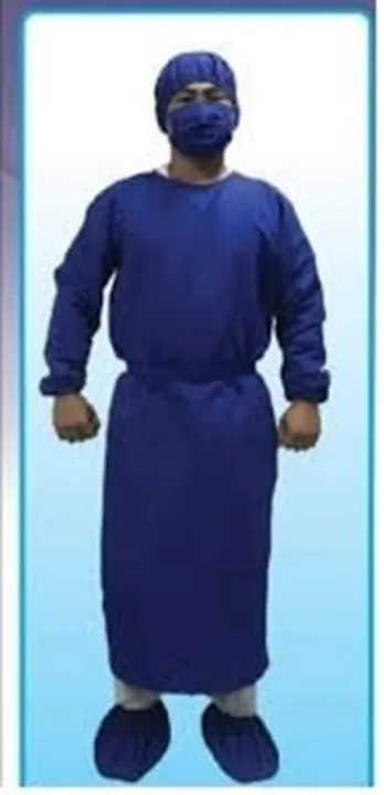Personal Protective Equipment (PPE) Lab gown Blue | Lazada PH
