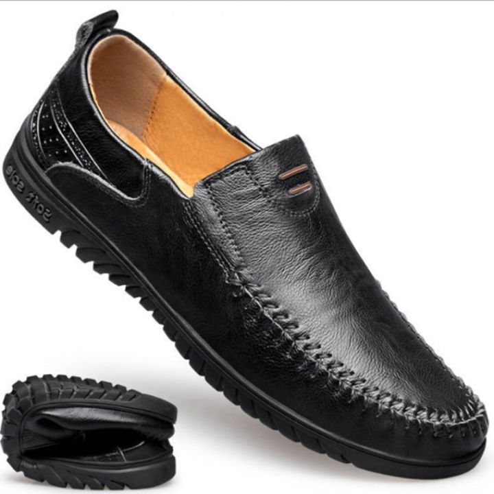 รองเท้าคัชชูผู้ชาย-โปรโมชั่นล่าสุดราคาถูกรองเท้าหนังผู้ชายพื้นนิ่ม-งานยางผสมพีวีซี-ทนคุ้มค่า-งานคุณภาพ-ราคาย่อมเยาว์-everydays