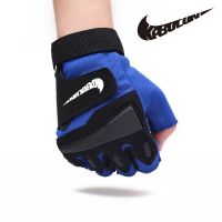 ต้นฉบับ Outdoor SportS fuLL haLf gLoveS Men Strong breathabLe wear protective tacticaL gLoveS prevent SLippery ride fitneSS gLoveS