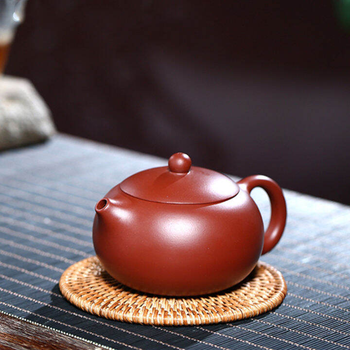 270ml-yixing-purple-clay-teapots-xishi-tea-pot-188-ball-hole-filter-kettle-master-handmade-zisha-teaware-dahongpao-authentic