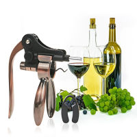 Corkscrew Rabbit Wine Bottle Corkscrew-[2020 Upgrade] Rabbit wine corkscrew kit with aluminum foil cutter, wine stopper and screw, professional grade, bronze