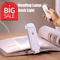 ▽ↂ﹉ USB LED Rechargeable Book Reading Light Brightness Adjustable Eye Protection Clip Book Light Portable Bookmark Read Lamp For Kid