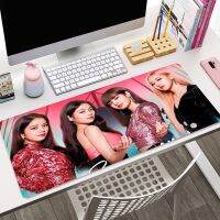 Mousepad Gamer Kpop Blackpink แผ่นรองเมาส์ขนาดใหญ่ 900x400 อุปกรณ์สำนักงานคอมพิวเตอร์โต๊ะเกมโต๊ะทำงาน