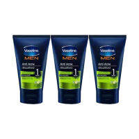 ส่งด่วน! วาสลีนเมน แอนตี้ แอ็คเน่ เฟซโฟม ขนาด 50 กรัม แพ็ค 3 หลอด Vaseline Men Foam Anti Acne Green 50 g x 3 สินค้าราคาถูก พร้อมเก็บเงินปลายทาง