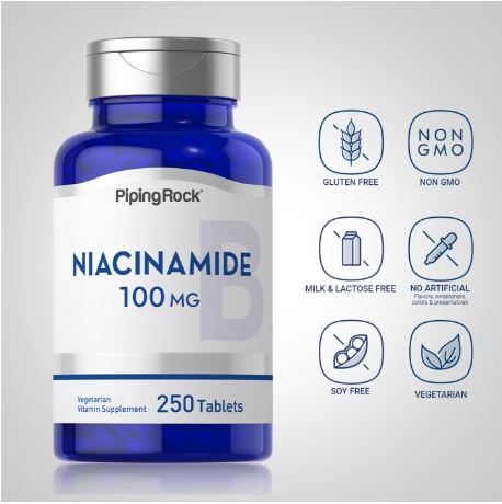 niacinamide-100-mg-250-tablets-ไนอาซินาไมด์-วิตามินบี-3-niacinamide-100-mg-250-tablets-pipingrock