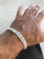 10mm Husband Bracelets Gifts 925 Sterling Silver Women Chain Bracelet Fashion Mens Jewelry Handsome Men Bracelet
