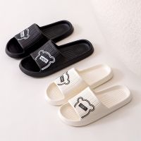 Summer Women Slippers Bath Thick Platform Non-Slip Home Cartoon Flip Flops Beach Sandals Ladies Slides Indoor Outdoor