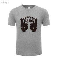 ☎✴✷Forever Hers Mickey Hands Love Cute Cartoon Mens Men T Shirt Tshirt 2022 New Short Sleeve O Neck Cotton Casual T-shir  P6WI