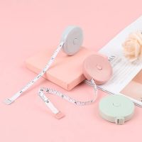 Cute Colorful Tape Measures 150 Centimeter60 Inch Plastic Portable Retractable Ruler Roll Tape Random Color kawaii stationery