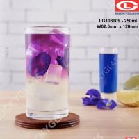 M KITCHEN แก้ว แก้วน้ำ แก้วน้ำดื่ม แก้วใส แก้วน้ำใส แก้วทรงสูง classic tumbler ขนาด 9 ออนซ์ ตราลักกี้  LG-103009