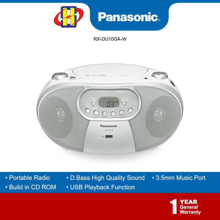 Panasonic Portable Radio (CD/USB) D.Bass High Quality Sound USB