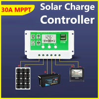 30A MPPT Solar Charge Controller แผงชาร์จพลังงานแสงอาทิตย์ จอแสดงผล Dual USB 10A/20A/30A/50A/60A