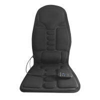 Massage Chair 8 Mode Car Heat Folding Mat Cushion Neck Back Lumbar Support Pad Pain Kneading Vition Massager US Plug