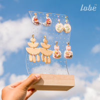 Wave Shape Earrings Display Stand/ แท่นโชว์เครื่องประดับทำจากอะคริลิครูปทรงคลื่น/แท่นจัดเก็บเครื่องประดับ