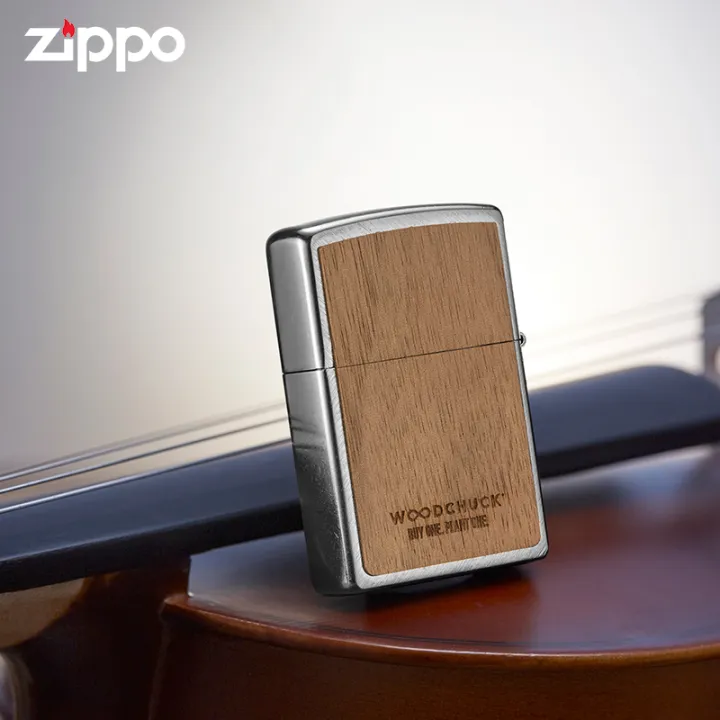 Zippo Woodchuck USA Herringbone Sweep Windproof Lighter Zippo 29902