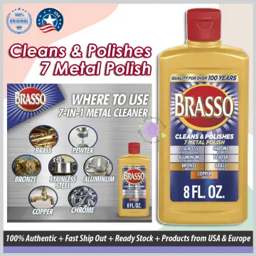 Brasso Multi-Purpose Metal Polish, for Brass, Copper, Stainless