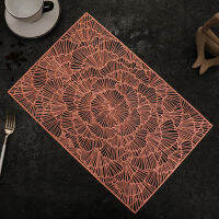 PVC Leaves Hollow Nordic Style Non-slip Kitchen Placemat Coaster Insulation Pad Dish Coffee Cup Table Mat Home Ho Decor 51190