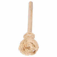 Teapot Cleaning Brush Natural Loofah Brush No Peculiar Smell with Bamboo Handle for Cleaning Water Cup Teacup Teapot Cleaning in