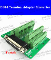 D-SUB DR-44 44 DR44 DB 44 Pins หญิง44pin พอร์ตขั้วบล็อกอะแดปเตอร์แปลง PCB คณะกรรมการฝ่าวงล้อม3แถว