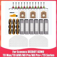 Accessory Kit for Ecovacs DEEBOT OZMO T8 Max T8 AIVI N8 Pro N8 Pro+ Robot Vacuum Cleaner Replacement Parts