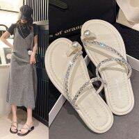 Internet Flip-Flops New Flat-Soled Thong-Toe Beach Sandals Soft-Soled Non-Slip Slippers