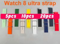 ✑℡ 5 PCS 10 PCS Wholesale Ocean Strap for Watch Ultra Series 8 49mm 45mm Bracelet Fit for W28 W68 DT8 X8 H10 Ultra Hello Watch HK8